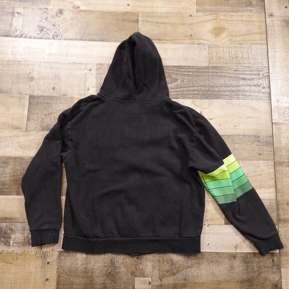 Wicked Hoodie Zip-Up Women’s Medium Black Green Graphics Casual Streetwear - Picture 10 of 10